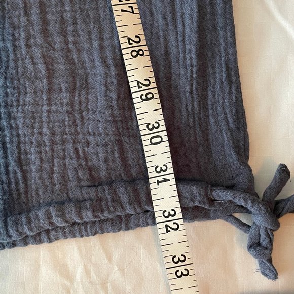 NWT RSQ Wide Leg Cargo Pants in Steel Blue - Picture 9 of 10